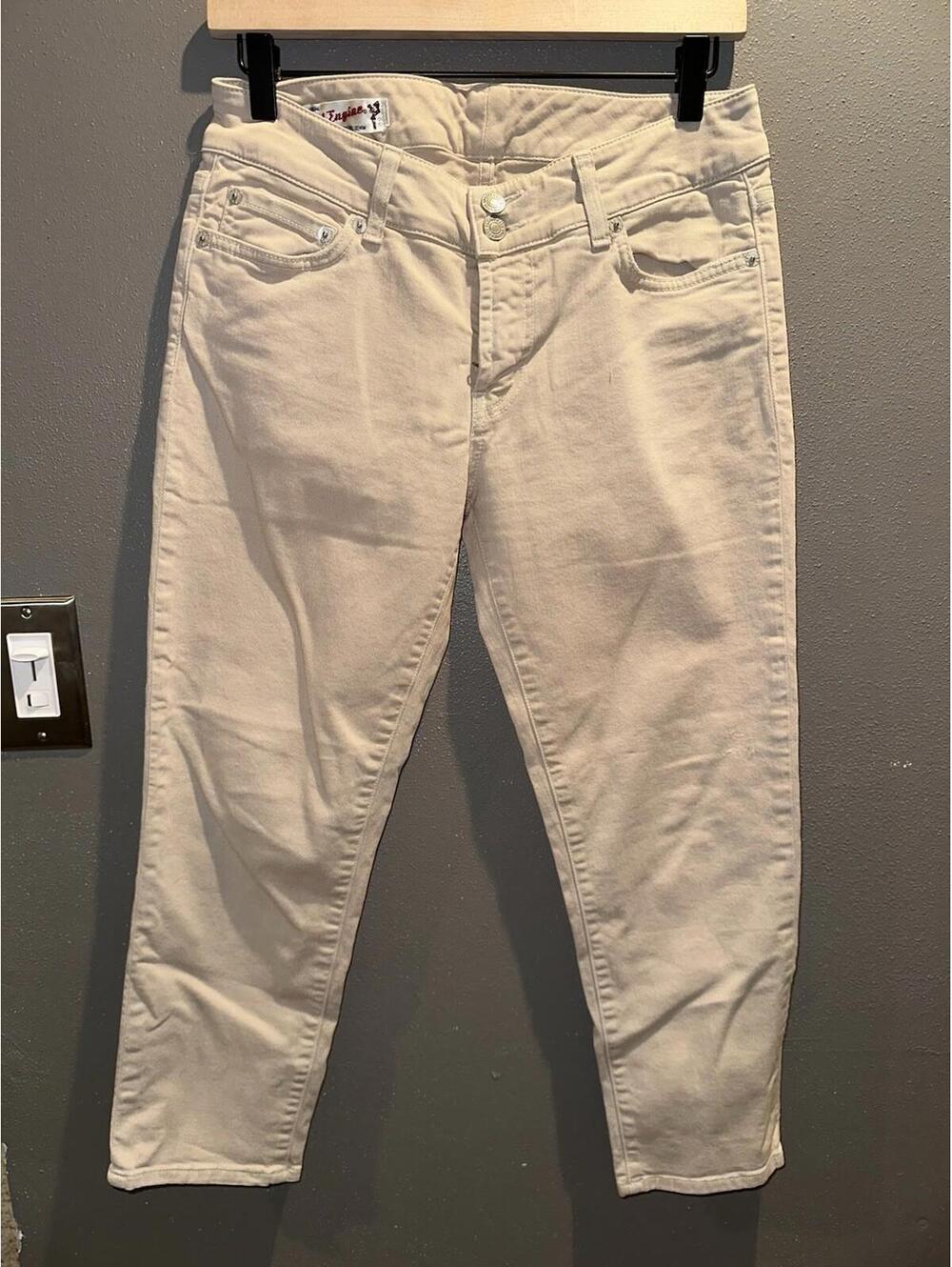 Red Engine Beige Skinny Jeans Women’s Size 28 Regular Stretch Denim